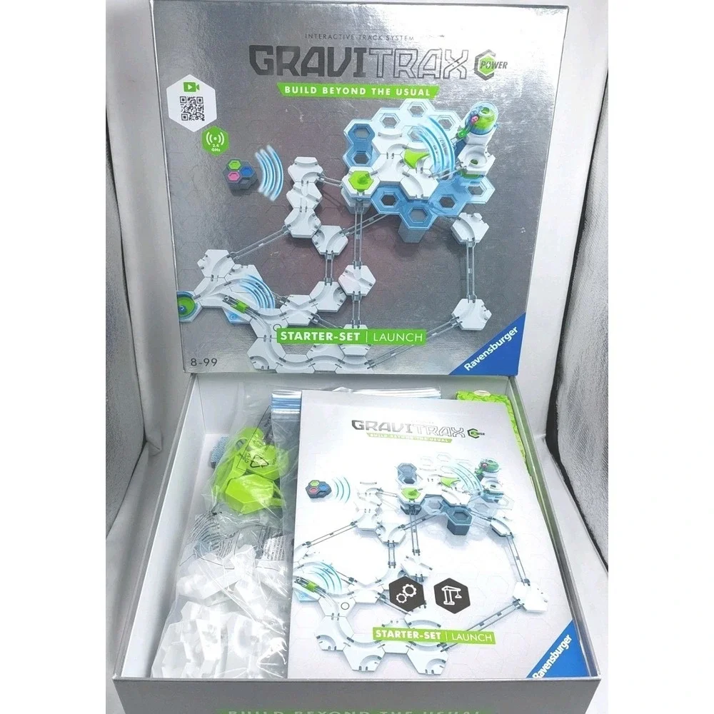 Ravensburger GraviTrax Power Starter-Set Launch Marble Run Construction Complete